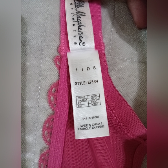 Pink and Green Polka Dot Bra Intimates - Picture 7 of 8